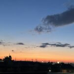夕暮れの空
