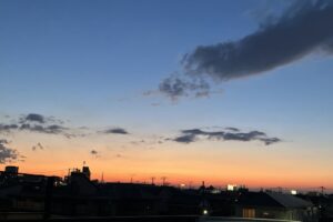 夕暮れの空